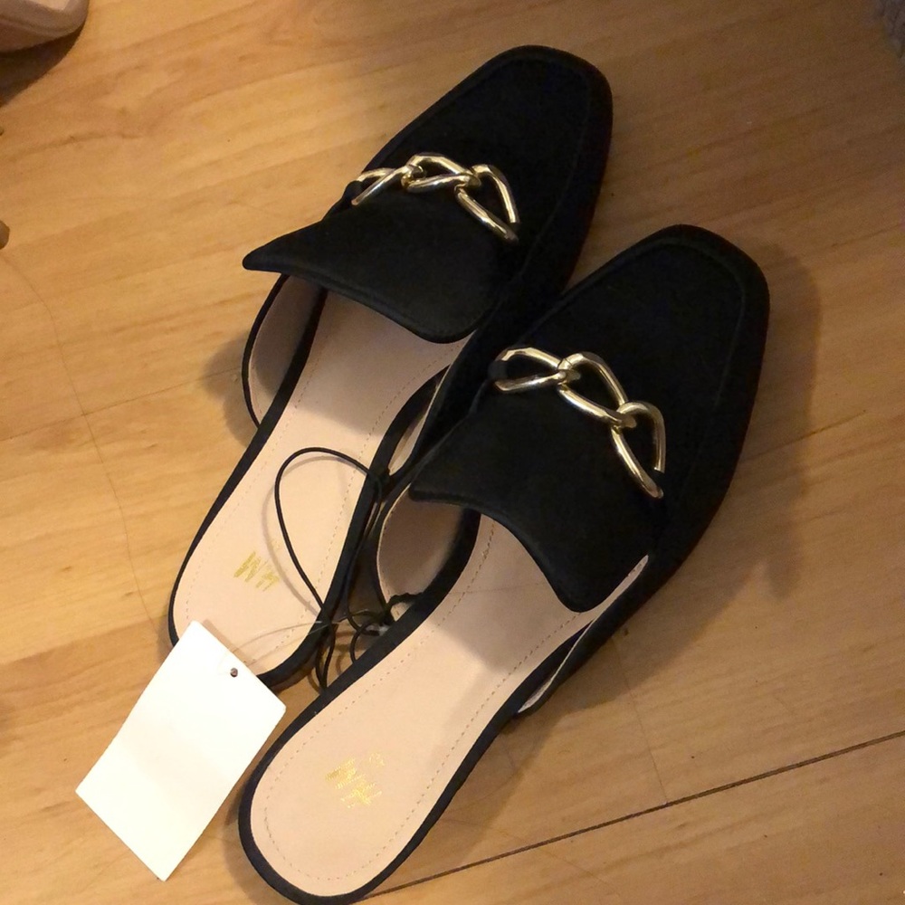 Black slip on shoe